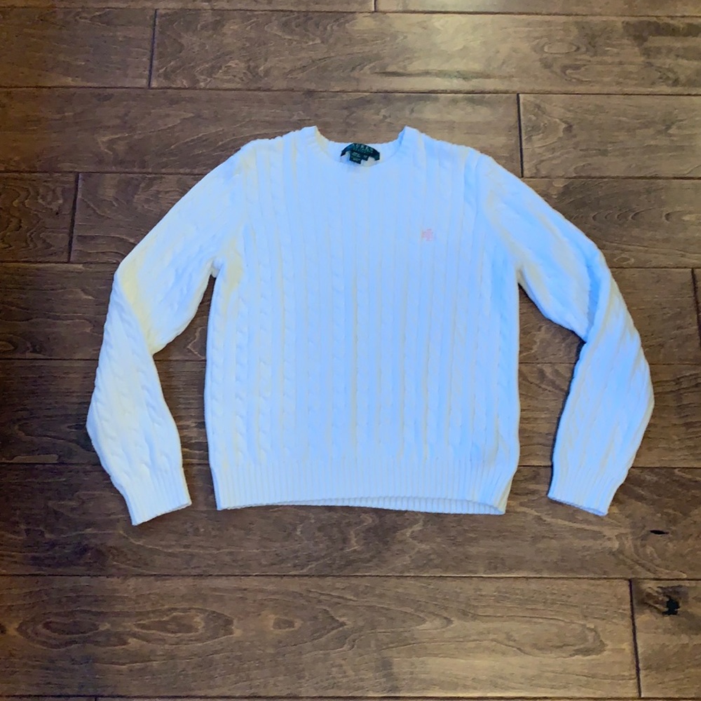 Lauren Ralph Lauren Petite • White Sweat • Fits like an XS
